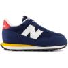 imageNew Balance Kids 237 Bungee SneakersNb NavyVarsity Gold