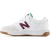 imageNew Balance Kids 480 V1 Laceup SneakerWhiteNb Burgundy