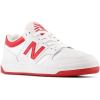 imageNew Balance Kids 480 V1 Laceup SneakerWhiteTeam Red