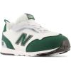 imageNew Balance Kids 515 Newb Hook ampamp Loop SneakerWhiteNightwatch Green