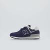 imageNew Balance Kids 574 Core Hook and Loop SneakerNavyWhite