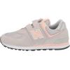 imageNew Balance Kids 574 Core Hook and Loop SneakerRain CloudPink Haze