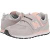 imageNew Balance Kids 574 Core Hook and Loop SneakerRain CloudPink Haze