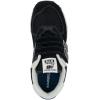 imageNew Balance Kids 574 Core V1 Hook ampamp Loop SneakerBlackWhite