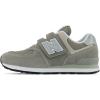 imageNew Balance Kids 574 Core V1 Hook ampamp Loop SneakerGreyWhite