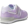 imageNew Balance Kids 574 V1 70s Racing Laceup Sneaker Lilac GloBright Lavender 115 Wide US Unisex Little
