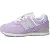 imageNew Balance Kids 574 V1 70s Racing Laceup Sneaker Lilac GloBright Lavender 15 Wide US Unisex Little