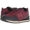 imageNew Balance Kids 574 V1 Classic LaceUp SneakerNb BurgundyBlack