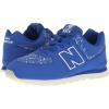imageNew Balance Kids 574 V1 Classic LaceUp SneakerTeam RoyalGlow