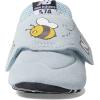 imageNew Balance Kids 574 V1 Crib Hook ampamp Loop SneakerMorning FogTeam Gold