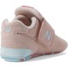 imageNew Balance Kids 574 V1 Crib Hook ampamp Loop SneakerPink HazeNatural Pink