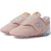 imageNew Balance Kids 574 V1 Crib Hook ampamp Loop SneakerPink HazeNatural Pink
