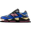 imageNew Balance Kids 574 V1 LaceUp SneakerBlue OasisReal PinkWashed Amber