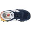 imageNew Balance Kids 574 V1 LaceUp SneakerNb NavyVarsity Gold