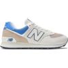imageNew Balance Kids 574 V1 LaceUp SneakerOffwhiteBlue