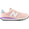 imageNew Balance Kids 574 V1 LaceUp SneakerPinkViolet Crush