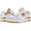 imageNew Balance Kids 574 V1 LaceUp SneakerPure WhiteBrownWhite