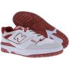 imageNew Balance Kids 574 V1 LaceUp SneakerPure WhiteRedRed