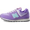 imageNew Balance Kids 574 V1 LaceUp SneakerViolet CrushBright Cyan