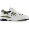 imageNew Balance Kids 574 V1 LaceUp SneakerWhite  Olive  Black