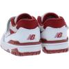 imageNew Balance Kids 574 V1 LaceUp SneakerWhite RedBlanc Rougewhite