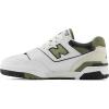 imageNew Balance Kids 574 V1 LaceUp SneakerWhiteOliveBlack