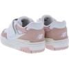 imageNew Balance Kids 574 V1 LaceUp SneakerWhitePinkpink
