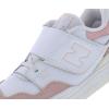 imageNew Balance Kids 574 V1 LaceUp SneakerWhitePinkpink