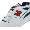 imageNew Balance Kids 574 V1 LaceUp SneakerWhiteRedwhite