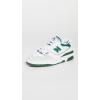 imageNew Balance Kids 574 V1 LaceUp SneakerWhiteTeam Forest Green