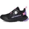 imageNew Balance Kids Dynasoft Trail Magic V1 Boa Running ShoeBlackViolet CrushReal Pink