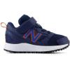 imageNew Balance Kids Fresh Foam 650 V1 Bungee Lace with Top Strap Running ShoeNb NavyBlue OasisTeam Orange