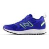 imageNew Balance Kids Fresh Foam 650 V1 Bungee Lace with Top Strap Running ShoeTeam RoyalBleached Lime Glo