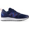 imageNew Balance Kids Fresh Foam 650 V1 Laceup Running ShoeNb NavyBlue OasisTeam Orange