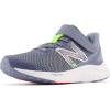 imageNew Balance Kids Fresh Foam Arishi V4 Hook ampamp Loop Running ShoesArctic GreyPixel GreenTrue Red