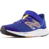imageNew Balance Kids Fresh Foam Arishi V4 Hook ampamp Loop Running ShoesMarine BlueHot MarigoldWhite