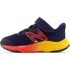 imageNew Balance Kids Fresh Foam Arishi V4 Hook ampamp Loop Running ShoesTeam NavyElectric RedEgg Yolk