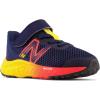 imageNew Balance Kids Fresh Foam Arishi V4 Hook ampamp Loop Running ShoesTeam NavyElectric RedEgg Yolk