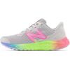 imageNew Balance Kids Fresh Foam Arishi V4 Laceup Running ShoesLight AluminumCyber LilacNeon Pink