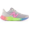 imageNew Balance Kids Fresh Foam Arishi V4 Laceup Running ShoesLight AluminumCyber LilacNeon Pink