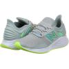imageNew Balance Kids Fresh Foam Roav V1 Laceup Running ShoeBrighton GreyBleached Lime GloSummer Aqua