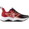 imageNew Balance Kids Rave Run V2 LaceUp Running ShoesBlackTrue RedBlaze Orange