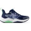imageNew Balance Kids Rave Run V2 LaceUp Running ShoesNb NavyElectric SkySweetgrass