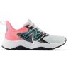 imageNew Balance Kids Rave Run V2 LaceUp Running ShoesQuartz GreyUltra PinkCyber Jade