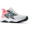 imageNew Balance Kids Rave Run V2 LaceUp Running ShoesQuartz GreyUltra PinkCyber Jade