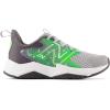 imageNew Balance Kids Rave Run V2 LaceUp Running ShoesRain CloudGreen PunchPixel Green