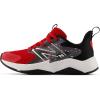 imageNew Balance Kids Rave Run V2 LaceUp Running ShoesTeam RedBlackBlack Cement