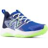 imageNew Balance Kids Rave Run V2 LaceUp Running ShoesTeam RoyalBlue OasisBleached Lime Glo