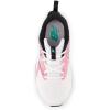 imageNew Balance Kids Rave Run V2 LaceUp Running ShoesWhiteReal PinkBlack