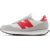 imageNew Balance Mens 237 V1 SneakerConcreteGrey MatterTrue Red